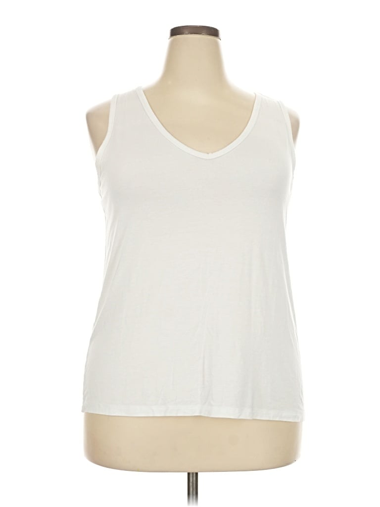 Pre-owned Nine West Sleeveless T-shirt In Ivory