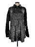 H&M Metallic Black Long Sleeve Blouse Size L - photo 1