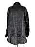 H&M Metallic Black Long Sleeve Blouse Size L - photo 2
