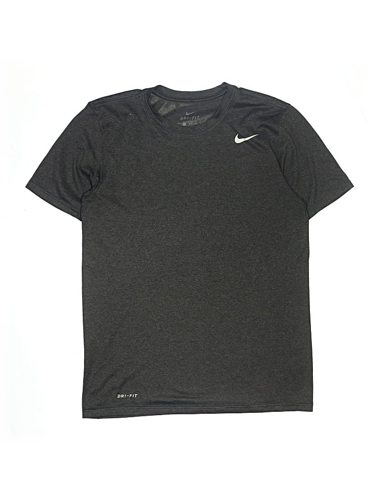 Pre-owned Nike Kids' Short Sleeve Top Gray Tops