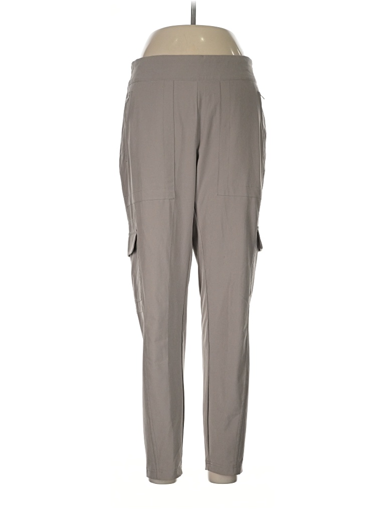 Pre-owned Athleta Cargo Pants In Gray