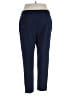 Susan Graver Solid Blue Casual Pants Size 1X - photo 2