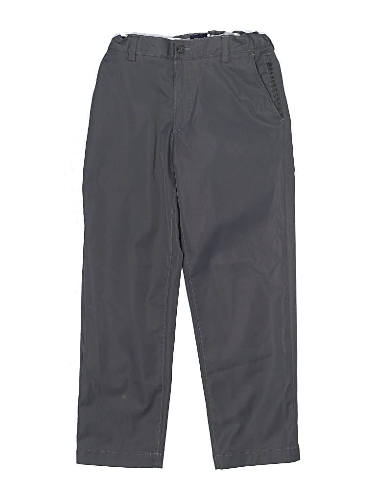 Pre-owned Lands' End Kids'  Casual Pants In Gray