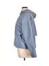 Asics 100% Nylon Solid Blue Jacket Size XL - photo 5