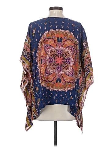 Tolani 3/4 Sleeve Silk Top (view 2)
