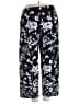 Susan Graver Floral Black Casual Pants Size 1X - photo 2