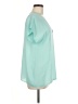 Lush 100% Polyester Teal Short Sleeve Top Size M - photo 4