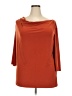 DressBarn Orange 3/4 Sleeve Top Size 3X - photo 1
