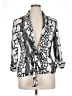 Alex Evenings 100% Polyester Animal Print Silver 3/4 Sleeve Blouse Size XL - photo 1