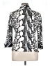 Alex Evenings 100% Polyester Animal Print Silver 3/4 Sleeve Blouse Size XL - photo 2
