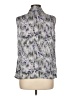 Zac & Rachel 100% Polyester Gray Sleeveless Blouse Size L - photo 2