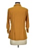 Anne Klein Gold Yellow Long Sleeve Blouse Size M - photo 2