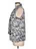 Zac & Rachel 100% Polyester Gray Sleeveless Blouse Size L - photo 5