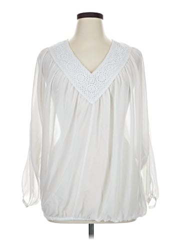 Peter Nygard Long Sleeve Blouse (view 1)