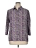 Laura Scott 100% Polyester Tweed Purple 3/4 Sleeve Blouse Size XL - photo 1