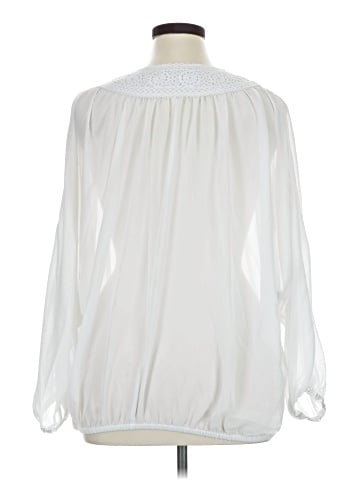 Peter Nygard Long Sleeve Blouse (view 2)