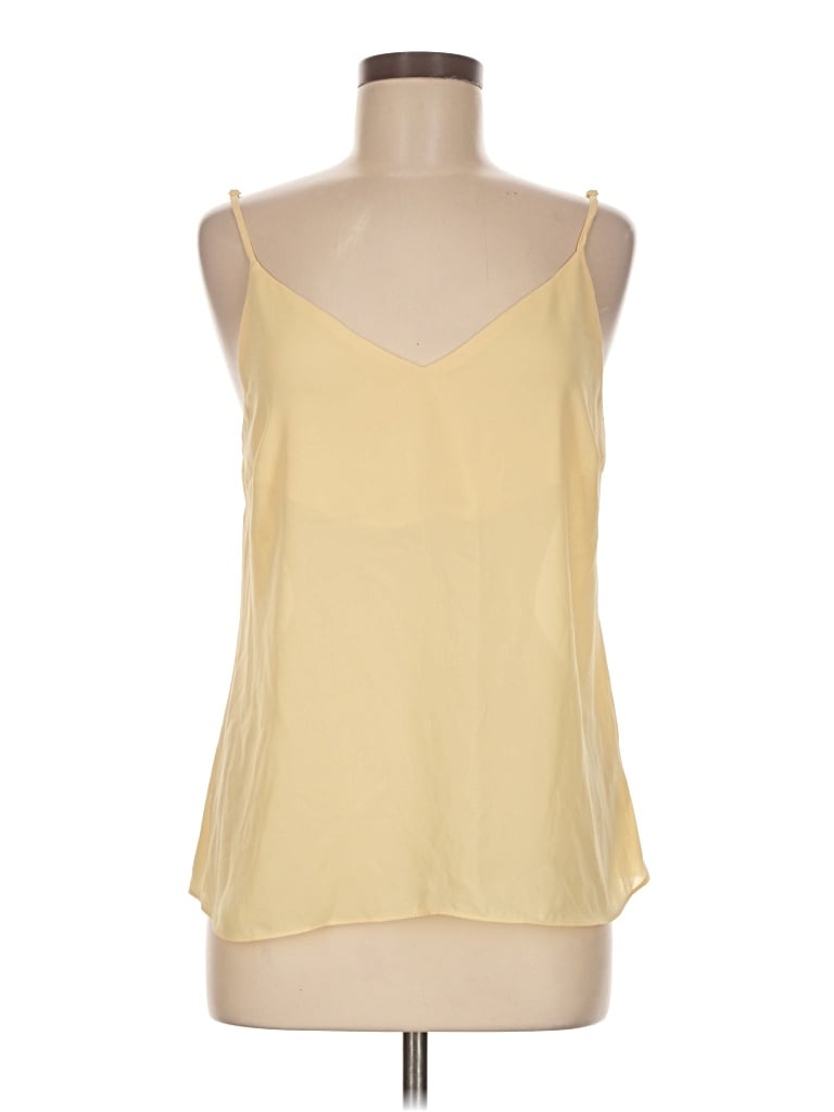 Pre-owned Primark Sleeveless Top Yellow Halter Neckline Tops