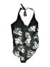 Unbranded Print Black One Piece Swimsuit Size XXL - photo 2
