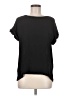 Ann Taylor LOFT 100% Polyester Black Short Sleeve Top Size M - photo 1