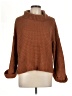 Goodnight Macaroon Solid Brown Orange Pullover Sweater Size L (estimated) - photo 1