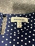 Monteau Polka Dots Blue 3/4 Sleeve Blouse Size L - photo 7