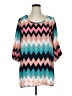 rue21 100% Polyester Teal 3/4 Sleeve Blouse Size XL - photo 1