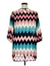 rue21 100% Polyester Teal 3/4 Sleeve Blouse Size XL - photo 2