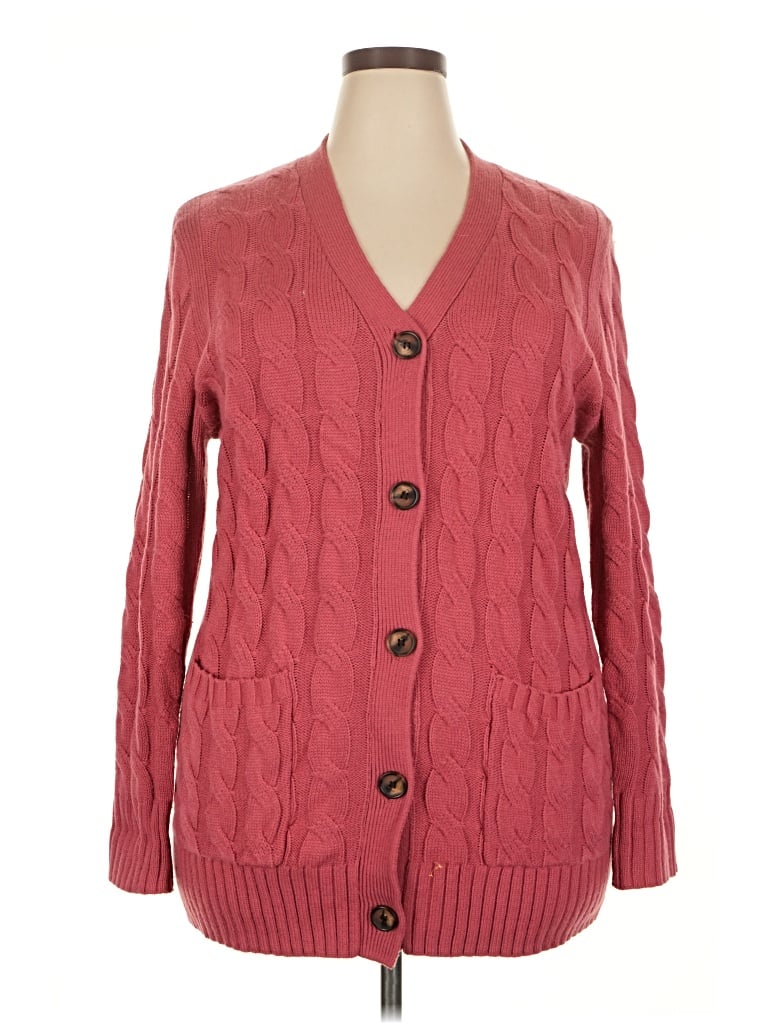 Pre-owned Merokeety Cardigan Sweater In Red
