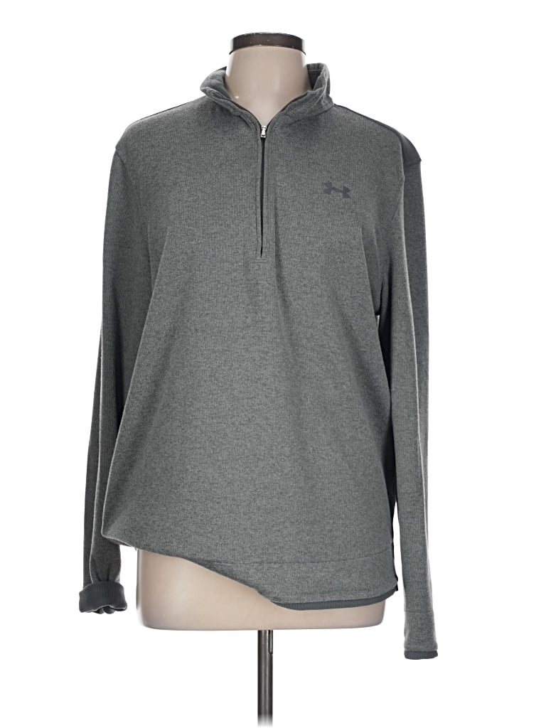 Pre-owned Under Armour Pullover Sweater In Gray