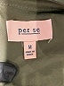Per Se 100% Rayon Green Long Sleeve Button-Down Shirt Size M - photo 7