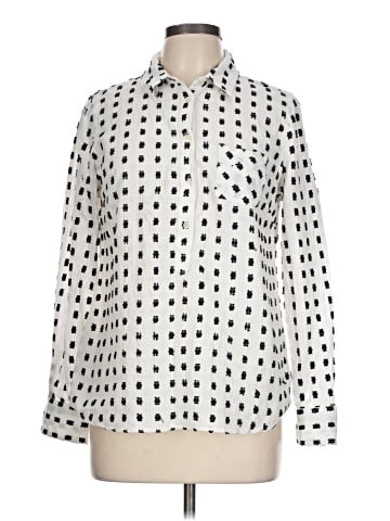 Merona Long Sleeve Blouse (view 1)