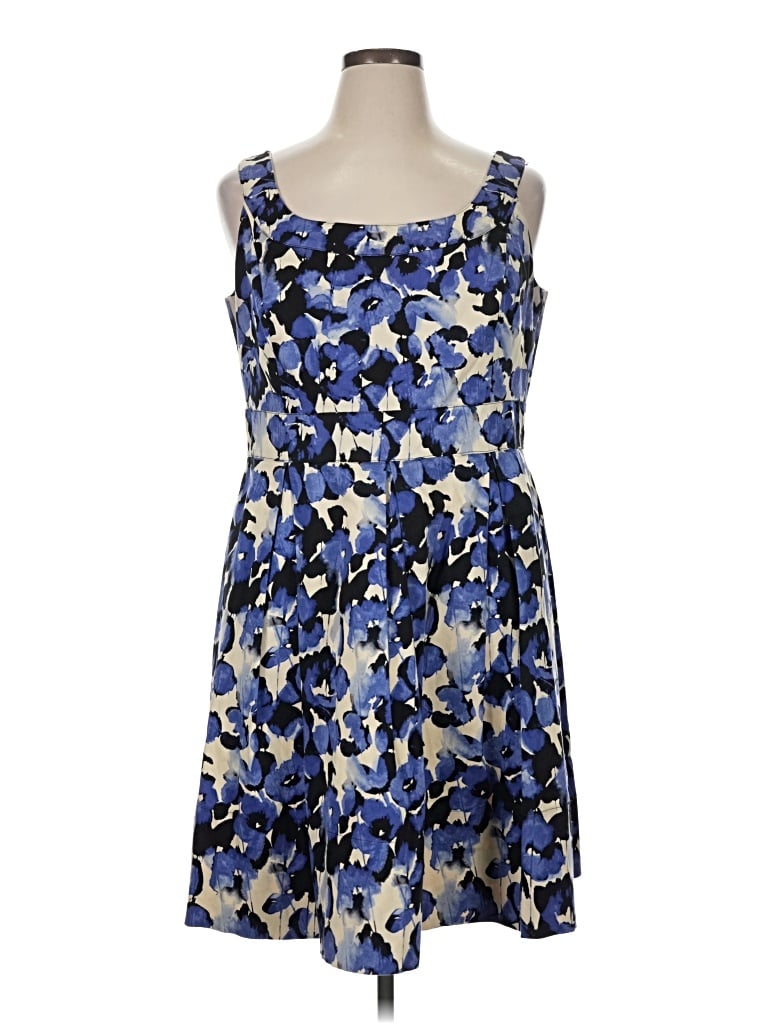 Pre-owned Donna Ricco Casual Dress In Blue