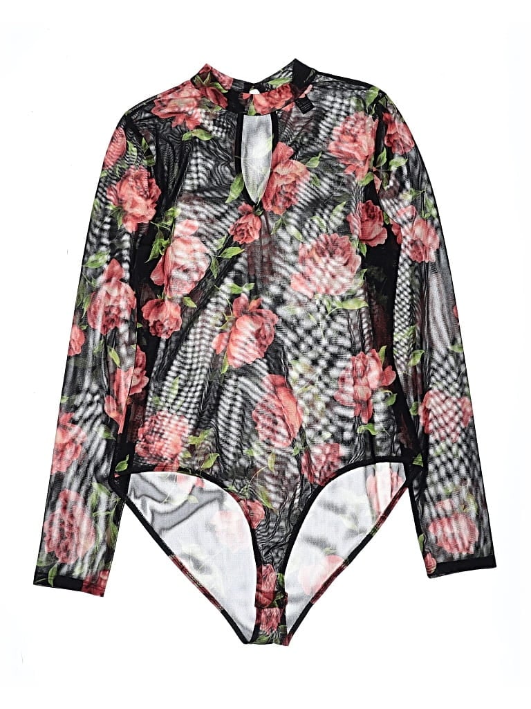 Pre-owned Forever 21 Long Sleeve Blouse In Black