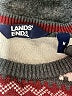 Lands' End 100% Cotton Print Ivory Pullover Sweater Size M - photo 7