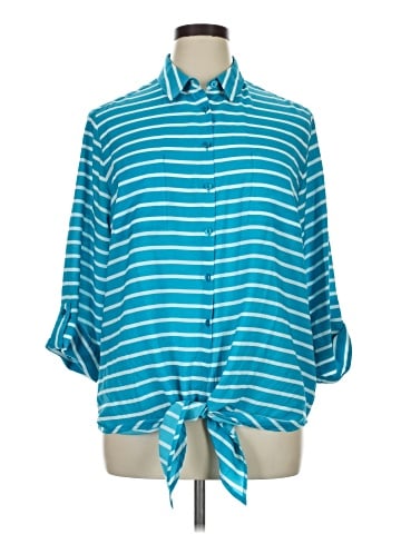 Jones New York Signature 3/4 Sleeve Blouse (view 1)