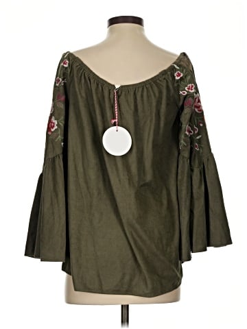 Umgee 3/4 Sleeve Blouse (view 2)
