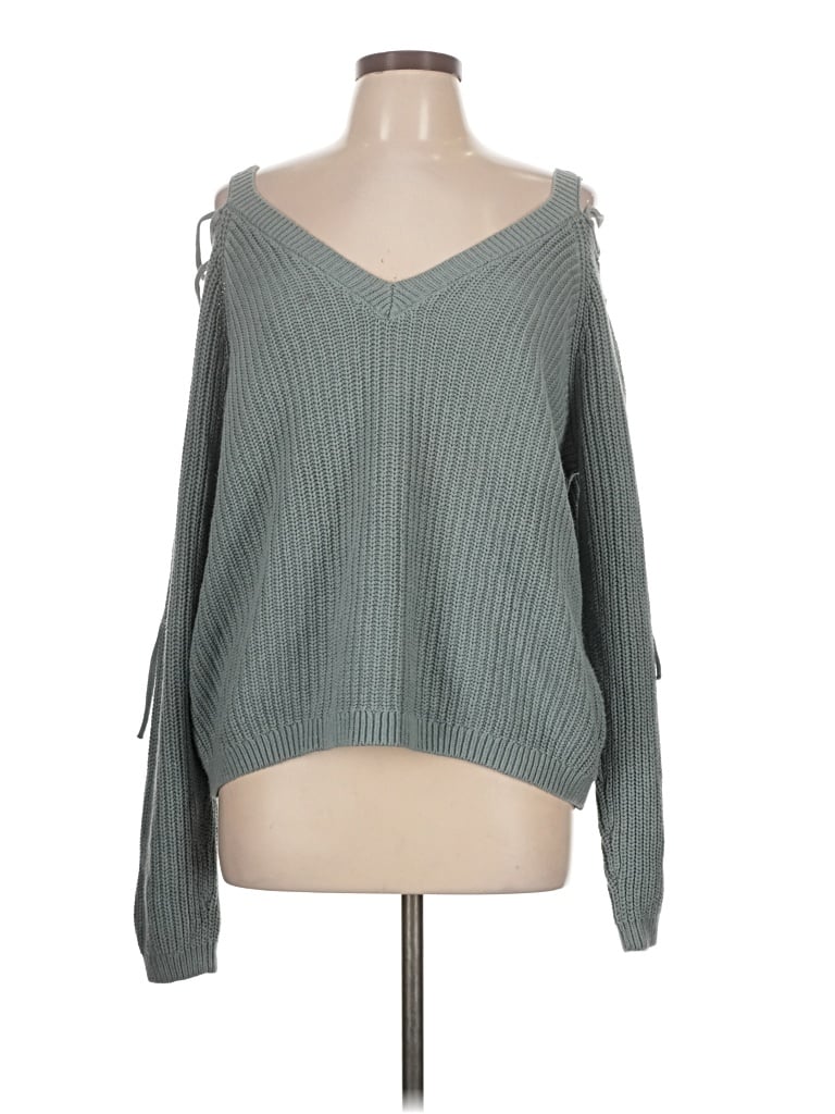Pre-owned La Hearts Pullover Sweater In Gray
