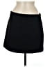 MNG Solid Black Casual Skirt Size M - photo 1
