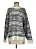 American Eagle Outfitters Print Gray Pullover Sweater Size S - photo 1
