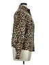 CBR Animal Print Brown Long Sleeve Blouse Size XL - photo 4