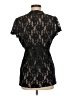 Alfani 100% Nylon Black Short Sleeve Top Size M - photo 2