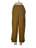 Nine West 100% Polyester Solid Brown Casual Pants Size L - photo 1