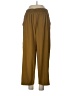 Nine West 100% Polyester Solid Brown Casual Pants Size L - photo 2