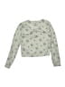 Wallflower Silver Gray Long Sleeve Top Size 7 - 8 - photo 2