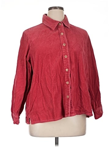 Walmart Long Sleeve Button-Down Shirt (view 1)