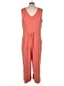 Cuddl Duds Stripes Red Jumpsuit Size XL - photo 2