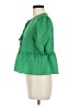 Shein 100% Polyester Green 3/4 Sleeve Blouse Size 8 - 10 - photo 5