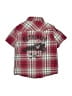 Dickies 100% Cotton Plaid Red Short Sleeve Button-Down Shirt Size 4 - photo 2