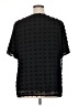 Fashion 100% Polyester Black Short Sleeve Blouse Size XXL - photo 2