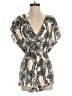 Akira Chicago Red Label 100% Polyester Paisley Ivory Romper Size S - photo 1
